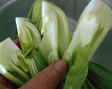 チンゲン菜のカニあんかけ作り方4写真