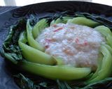 チンゲン菜のカニあんかけ作り方12写真