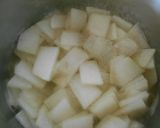 カニ缶で冬瓜のトロトロ煮作り方1写真