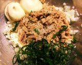 *ツナと大葉de揚げ餃子*作り方1写真