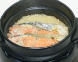 土鍋でご飯☆鮭とイクラの親子丼作り方6写真