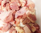 〜秋満載〜たっぷりきのこの鷄ごぼう炒め★作り方1写真