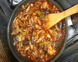 節約野菜沢山スタミナ豚トロ酢豚風作り方7写真
