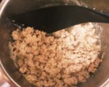 揚げ茄子と厚揚げのそぼろ煮♪作り方1写真