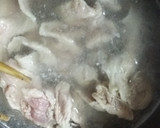 豚こまで＊柔らか茹で豚とモヤシの和え物＊作り方1写真