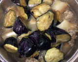 揚げ茄子と厚揚げのそぼろ煮♪作り方4写真