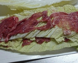 味付簡単うまい豚肉と白菜のミルフィーユ鍋作り方1写真
