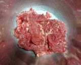 簡単*牛肉と木の実の煮付け作り方2写真