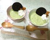 抹茶あんのレアチーズケーキ作り方3写真