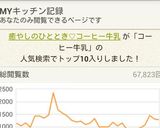 癒やしのひととき♡コーヒー牛乳作り方3写真