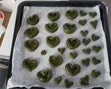 不器用白チョコ入抹茶(他でも)クッキー作り方4写真