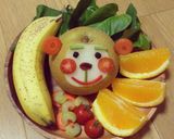 smileスムージー♡梨モンキーくん作り方1写真