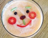 smileスムージー♡梨モンキーくん作り方3写真