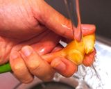 簡単絶品！谷中生姜の甘辛肉巻き作り方3写真