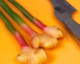 簡単絶品！谷中生姜の甘辛肉巻き作り方2写真