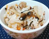 簡単 子供が喜ぶ! きのこの鳥釜飯作り方12写真