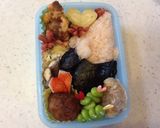 妖怪ウォッチ☆ひも爺のキャラ弁（≧∇≦）作り方5写真