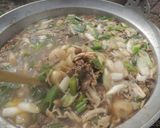 山形の芋煮☆牛肉・醤油味作り方15写真