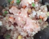 子供向け　野菜ハンバーグ（鶏ムネミンチ）作り方1写真