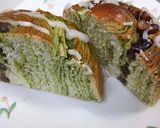 抹茶小豆パン作り方9写真