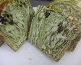 抹茶小豆パン作り方11写真