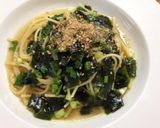 ぽかぽか☆わかめと生姜の和風パスタ作り方5写真