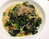 ぽかぽか☆わかめと生姜の和風パスタ作り方5写真
