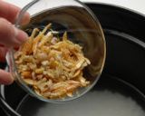 土鍋ご飯☆貝柱と海老のお粥作り方2写真