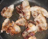 カリカリ豚肉と野菜のぽん炒め作り方2写真