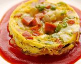 電子レンジで作る♪超簡単♪厚焼きオムレツ作り方7写真