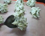 簡単　抹茶味のココナッツクッキー作り方6写真