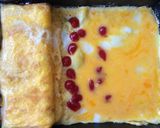卵焼き（チーズ＋ケチャップ）作り方3写真
