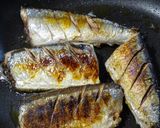 フライパンで焼き秋刀魚♪作り方7写真