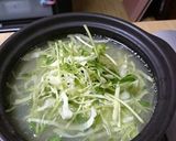 【簡単】豆苗とキャベツの豚しゃぶ鍋作り方4写真