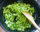 おばあちゃん直伝　大根菜の焼き飯作り方2写真