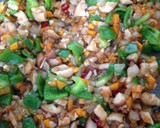 しいたけと野菜の甘辛ガーリック丼☆五香粉作り方8写真
