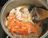 具沢山!甘辛・肉うどん作り方3写真
