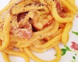 タマゴタケのカルボナーラ作り方3写真