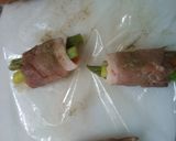 豚肉の アスパラ ごぼう 照り焼き巻き作り方8写真