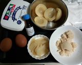 HMと桃缶で簡単♪ふんわり桃のケーキ作り方1写真