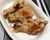 鶏の手羽元バジルオイル焼き作り方4写真
