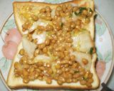 トローリ!?納豆キムマヨチーズトースト作り方5写真