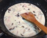生クリームなしで作る濃厚クリームパスタ作り方5写真