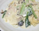 生クリームなしで作る濃厚クリームパスタ作り方8写真