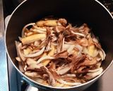 ごぼうを食う。柳川鍋風親子煮作り方2写真