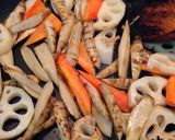 食欲の秋♪根菜と牛肉の甘辛煮作り方5写真