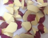 秋♪さつまいもと鶏肉の煮物作り方1写真