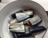 超カンタン☆べんりで酢でサンマの生姜煮作り方1写真