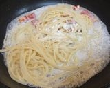 簡単♪フライパンひとつで本格カルボナーラ作り方9写真