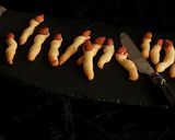 ハロウィン☆指クッキーは魔女の赤ネイル作り方6写真